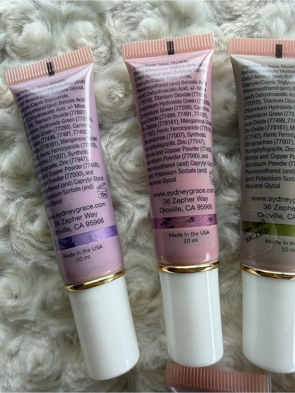 Set of 7 Sydney Grace Cream Eyeshadows